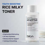 NIDA Youth-Boosting Rice Milky Toner