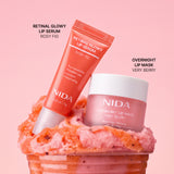 Coffret Soin Lèvres Ultime NIDA (Sérum Lèvres + Masque Lèvres)